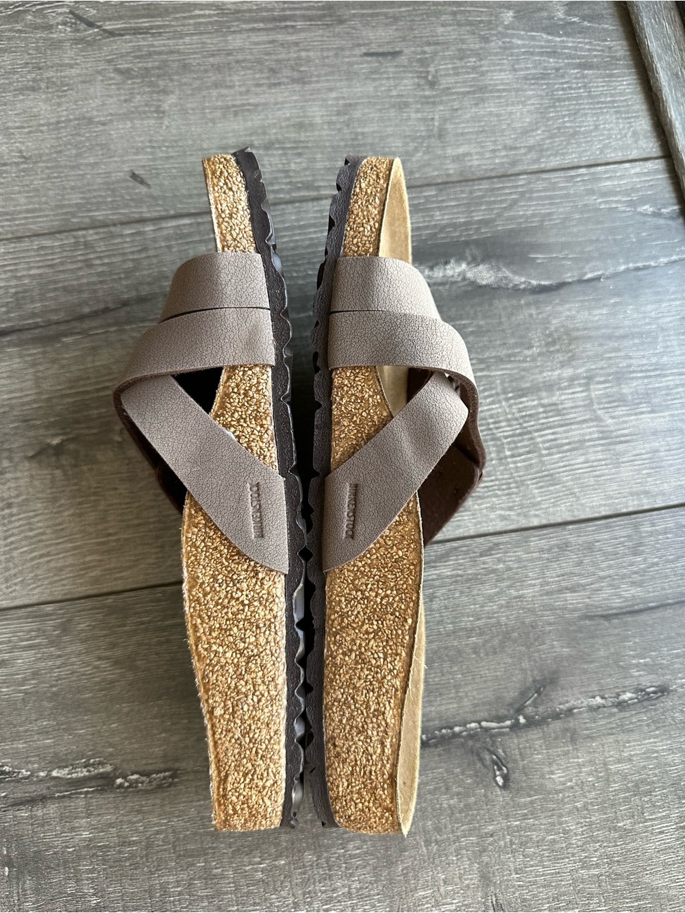 Birkenstock Brown Yao Style Double Strap Sandals - Picture 4 of 4